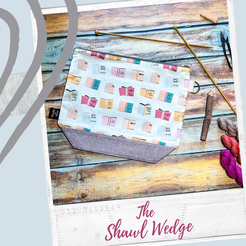 Strawberry Fields*- Signature Zippered Knitting Project Bag