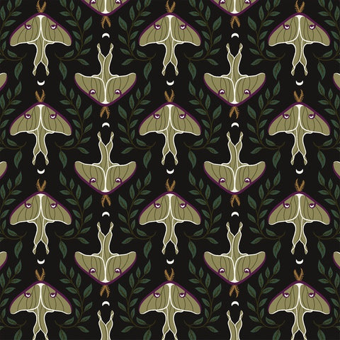 *Luna Moths*- Signature Zippered Knitting Project Bag
