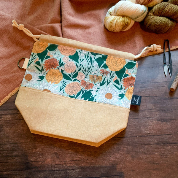 Bag of the Week- *Juliet*  Zippered Knitting Project Bag