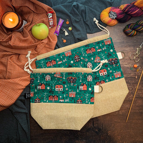 "Salem"- Knitting Project Bag- Ready to Ship
