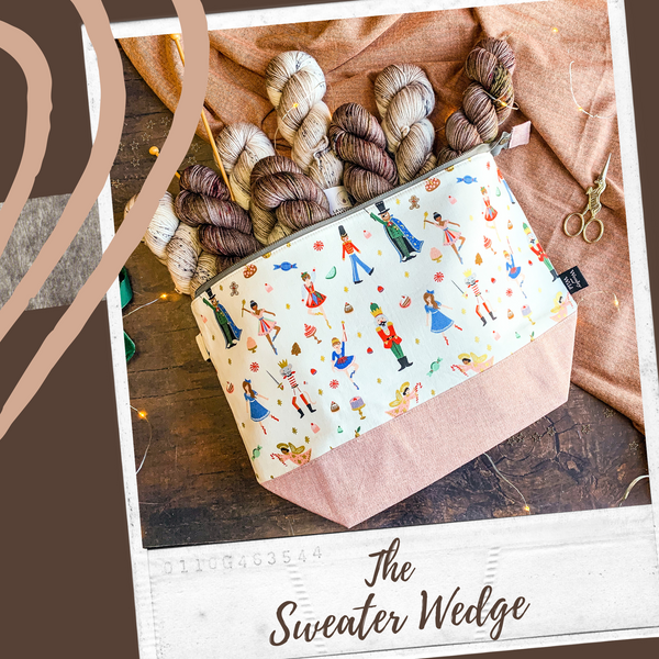 "Land of Sweets"- Knitting Project Bag- Ready to Ship